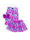 Girls Favorite Things Crop Top Skirt with Shorts Set and Matching Bow - Bowtism